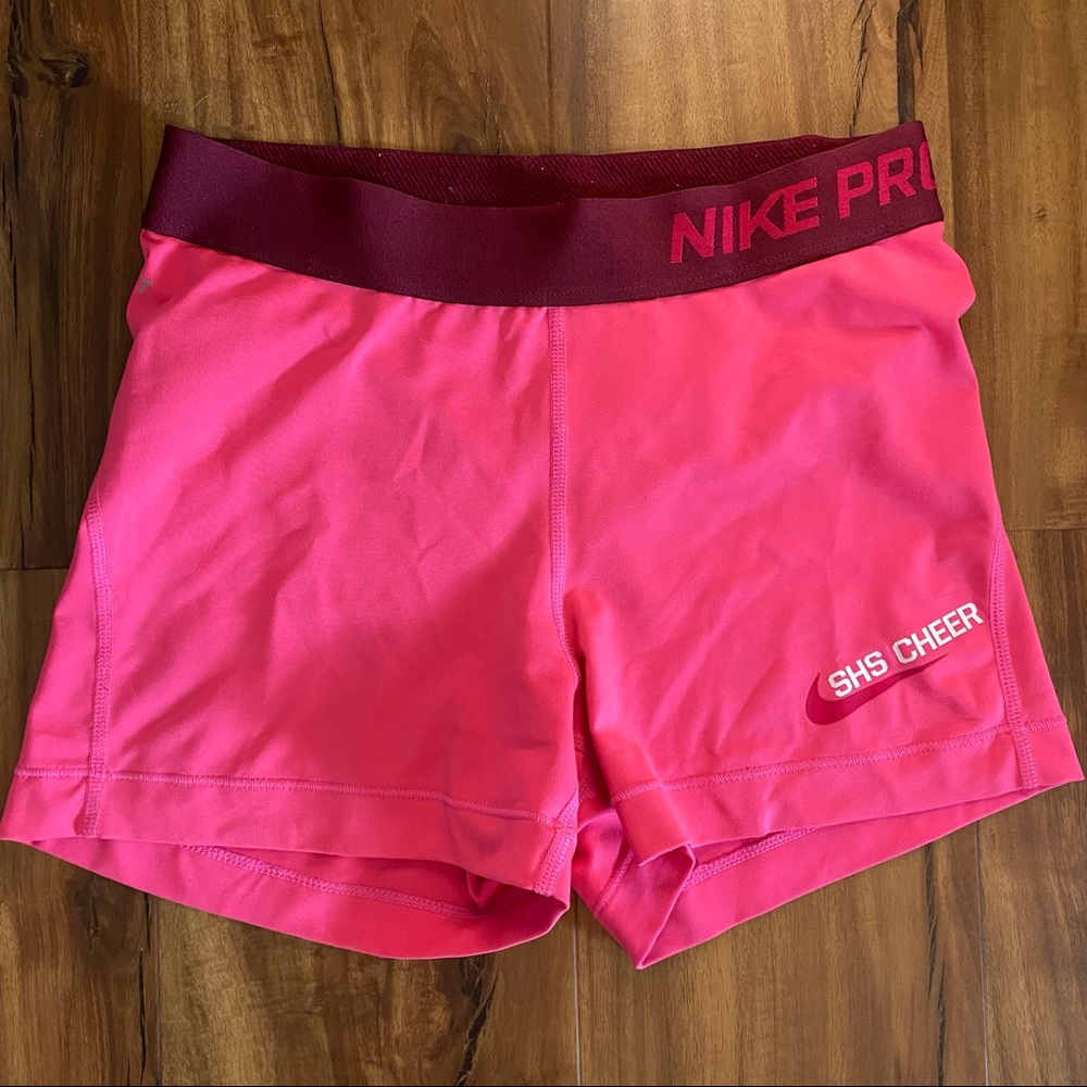 Nike pro shorts - Pink, size S